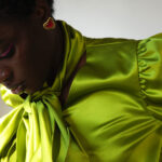 Liya Blouse With Attached Scarf