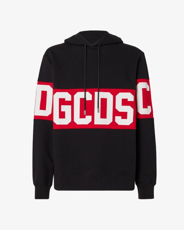 GCDS BAND LOGO REGULAR HOODIE