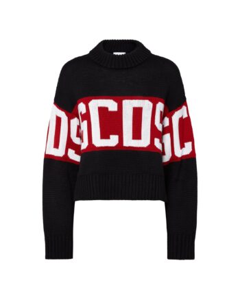 GCDS BAND LOGO BOXY SWEATER