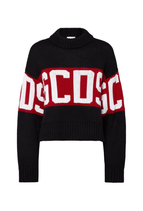 GCDS BAND LOGO BOXY SWEATER