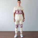 GCDS BAND LOGO REGULAR SWEATPANTS