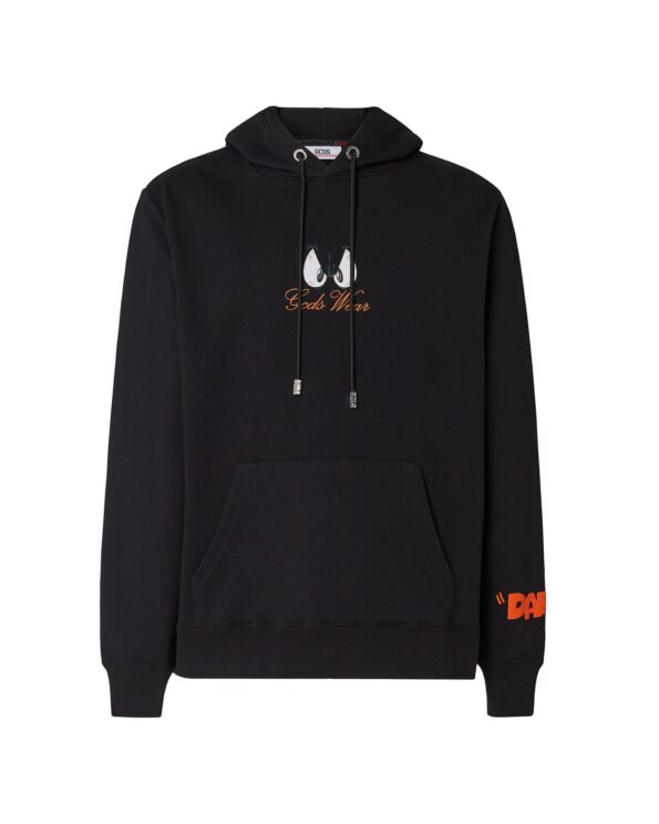 GCDS LOONEY TUNES DAFFY REGULAR HOODIE