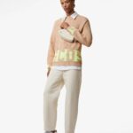 GCDS LIGHT BROWN LOW BAND SWEATER