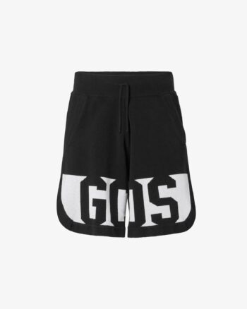 GCDS BLACK LOW BAND BERMUDA