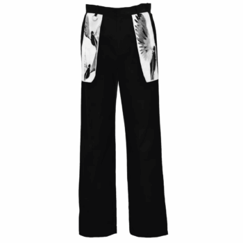 BLACK DOVE EMBROIDERY PANTS