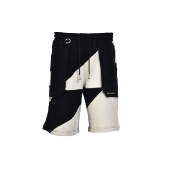 PRIVATE POLICY BLACK AND WHITE SHORTS