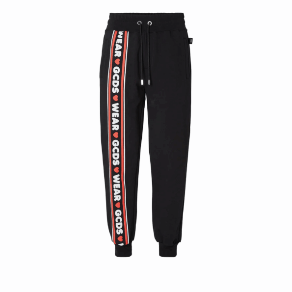 GCDS CUTE TAPE LOGO SWEATPANTS