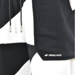 PRIVATE POLICY BLACK AND WHITE SHORTS