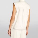 ANOUKI WHITE COTTON CHELSEA BLOUSE