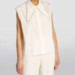 ANOUKI WHITE COTTON CHELSEA BLOUSE