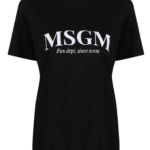 MSGM BLACK T-SHIRT