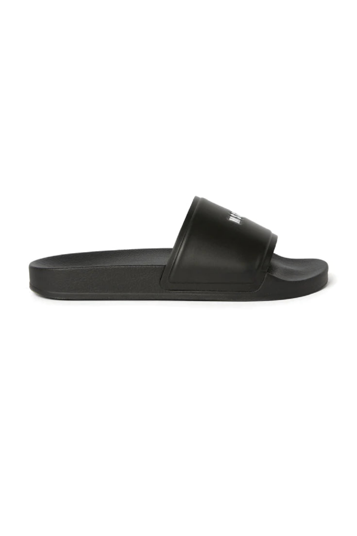 WOMEN MSGM BLACK SLIDE