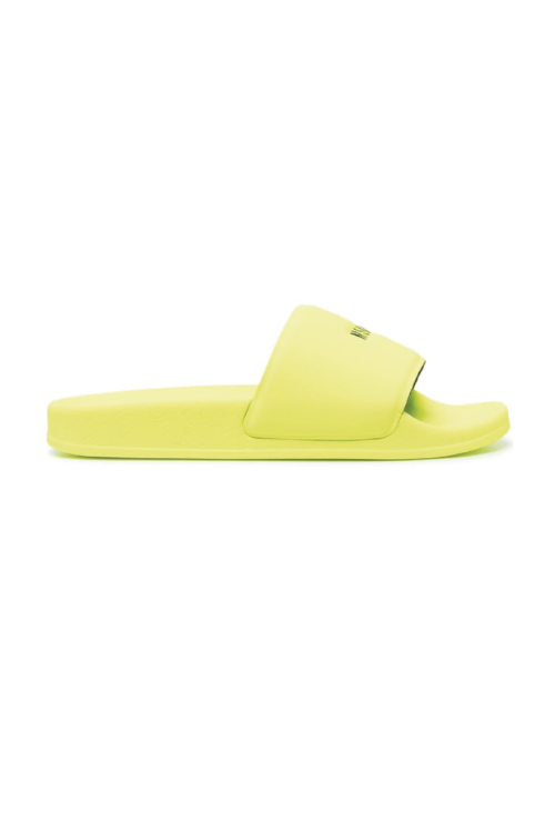 MSGM NEON YELLOW SLIDE