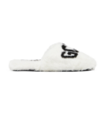 GCDS FUR LOGO SLIPPERS