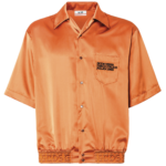GCDS EMBROIDERED SATIN BOWLING SHIRT