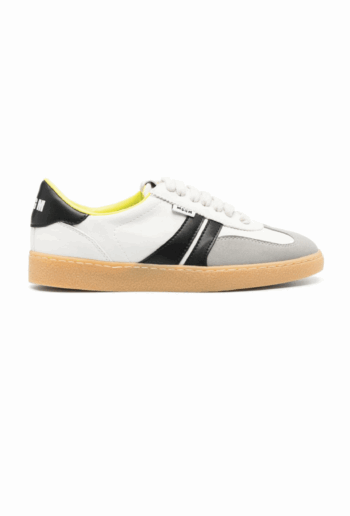 MSGM WHITE AND BLACK SNEAKERS