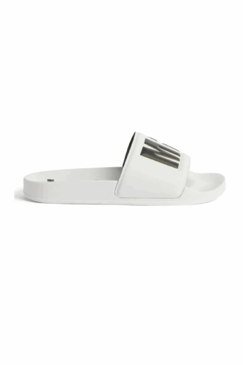 MSGM MEN'S WHITE SLIDE