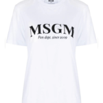MSGM WHITE T-SHIRT