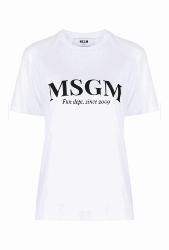 MSGM WHITE T-SHIRT