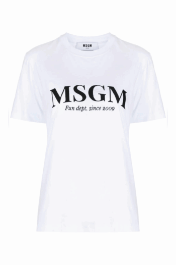 MSGM WHITE T-SHIRT