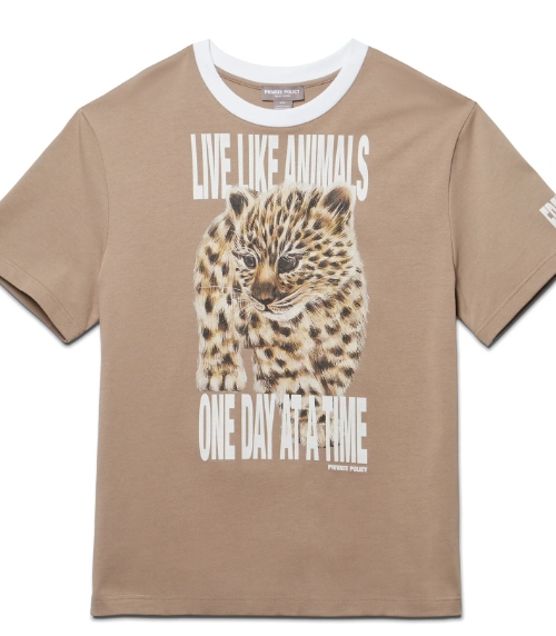 PRIVATE POLICY LIVE LIKE ANIMALS SHORT SLEEVES T-SHIRT