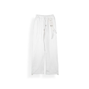PRIVATE POLICY SWEATPANTS WITH HARNESS STRAP DETAIL