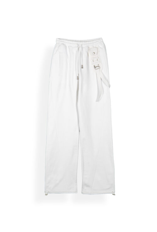 PRIVATE POLICY SWEATPANTS WITH HARNESS STRAP DETAIL