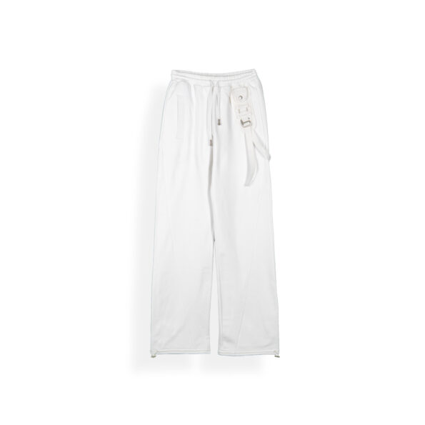 PRIVATE POLICY SWEATPANTS WITH HARNESS STRAP DETAIL