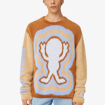 GCDS WIRDO FUZZY JACQUARD SWEATER