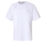 BESFXXK WHITE INFANT NECK JERSEY OVERSIZED T SHIRTS