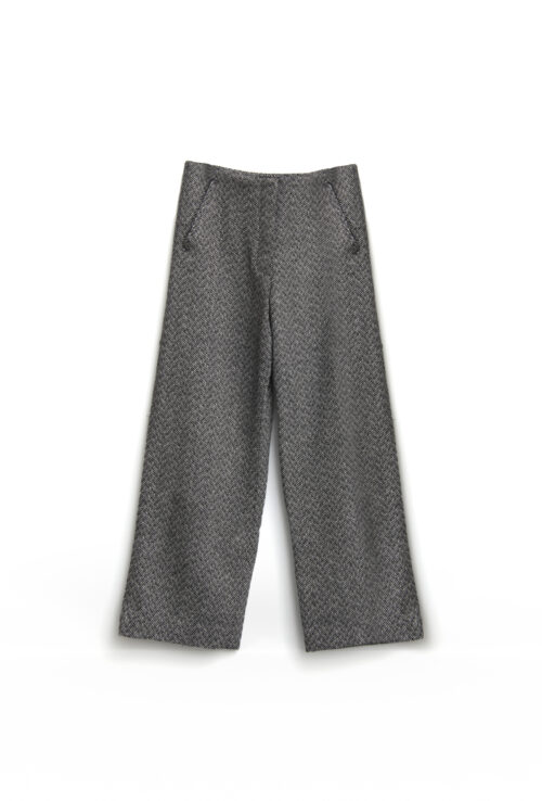 SIRAPOP TWEED LOW WAIST PANTS