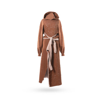 OTTO HOODED WRAP DRESS SPRINKLES