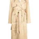 ACT NO1 CARGO POCKETS TRENCH COAT