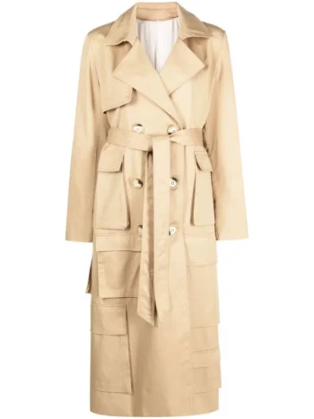 ACT NO1 CARGO POCKETS TRENCH COAT
