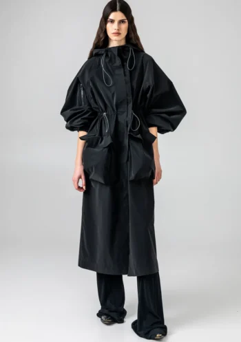 GUDO OVERSIZE RAINCOAT DRESS