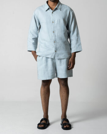 Chaldene Classic Men's Linen set rain