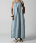 Chaldene Sway Linen Dress Rain