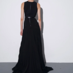 [S- SK001SS23] PLEATED MAXI DRESS (S)