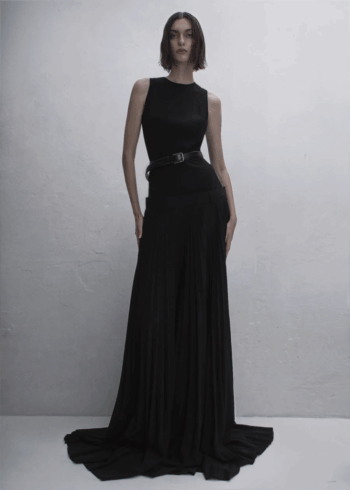 GUDU PLEATED MAXI SKIRT