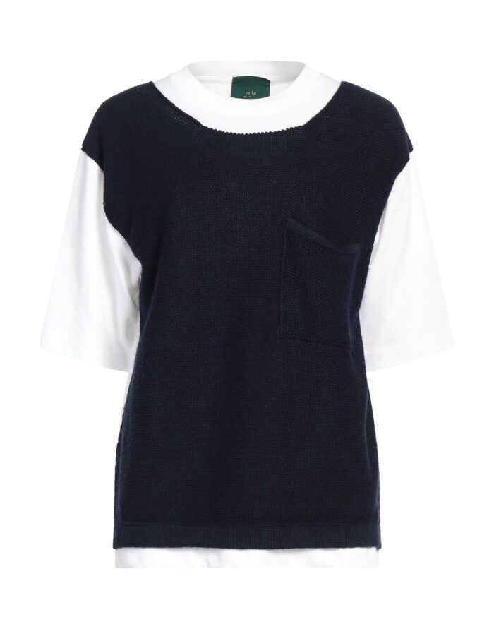 Jejia JEAN KNIT T-SHIRT,JEAN KNIT T-SHIRT