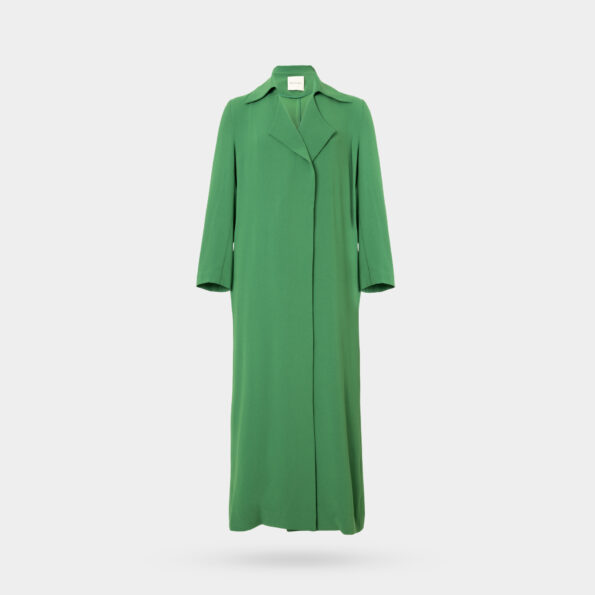 SHEIKHA MINIMAL LONG TRENCH