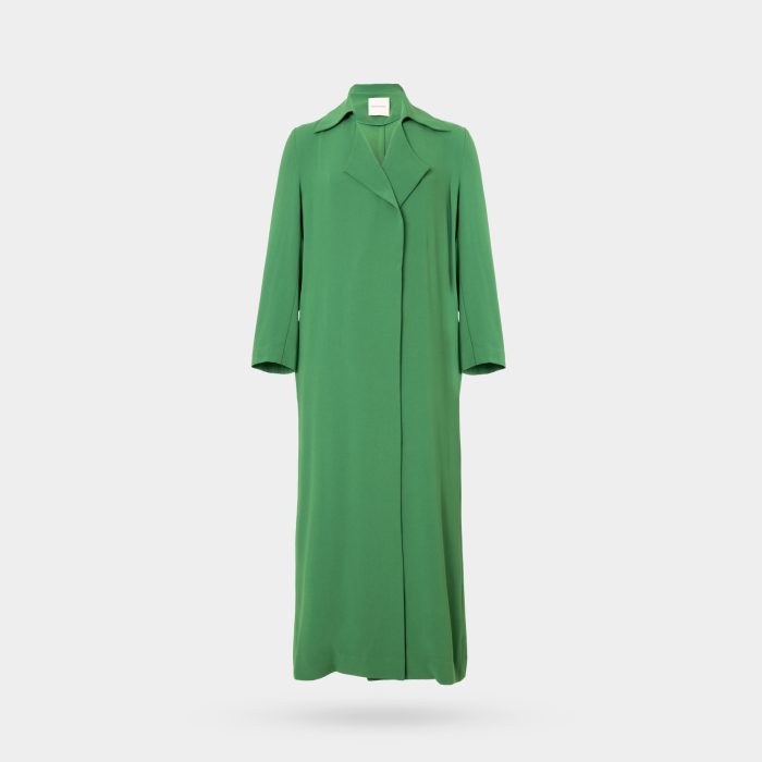 SHEIKHA MINIMAL LONG TRENCH