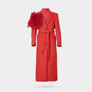 Act no1 Ruffles Patch Over Coat