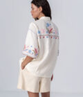 ETNODIM Linen shirt with floral embroidery Veselka,Linen shirt with floral embroidery Veselka,Linen shirt with floral embroidery