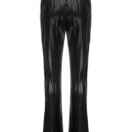 [S] HIGH WAISTED PLEATED STRAIGHT PANTS (S)