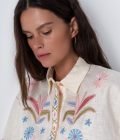 ETNODIM Linen shirt with floral embroidery Veselka,Linen shirt with floral embroidery Veselka,Linen shirt with floral embroidery