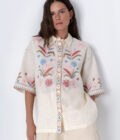 ETNODIM Linen shirt with floral embroidery Veselka,Linen shirt with floral embroidery Veselka,Linen shirt with floral embroidery