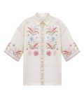 ETNODIM Linen shirt with floral embroidery Veselka,Linen shirt with floral embroidery Veselka,Linen shirt with floral embroidery