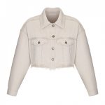 Arapkhanovi Cropped denim overshirt