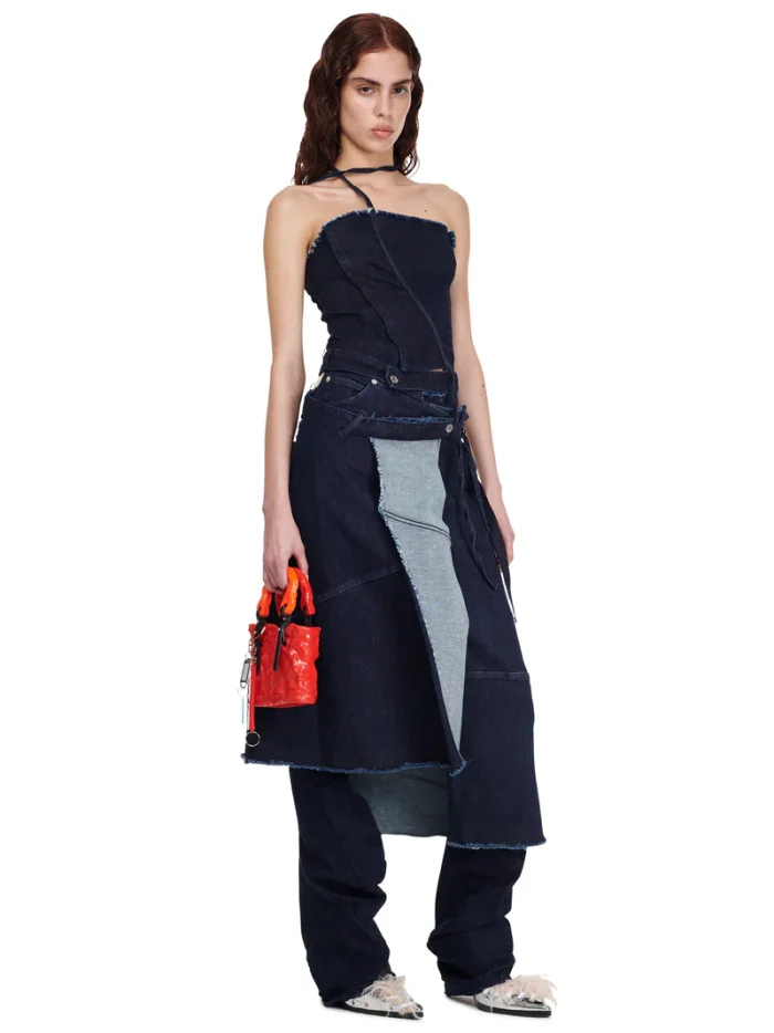 OTTOLINGER Denim Tube Top,Denim Tube Top